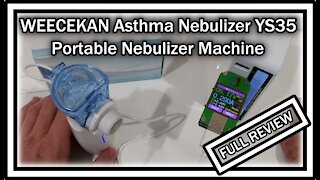 WEECEKAN YS35 Portable Asthma Nebulizer Vaporizer Nebulizer Machine FULL REVIEW