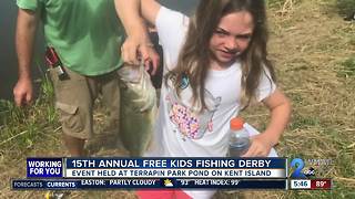 15th annual free kids fishing derby in Kent Island