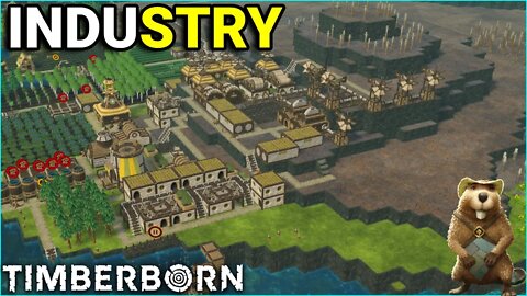 Building Some INDUSTRY in Timberborn Gameplay Episode 4