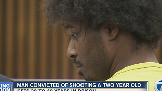 Man convicted in shooting of two-year-old