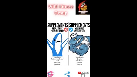 🔥Supplement: what people think v/s what you should actually take🔥#fitness🔥#wildfitnessgroup🔥#shorts🔥