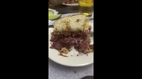 Lunch at Katz Deli