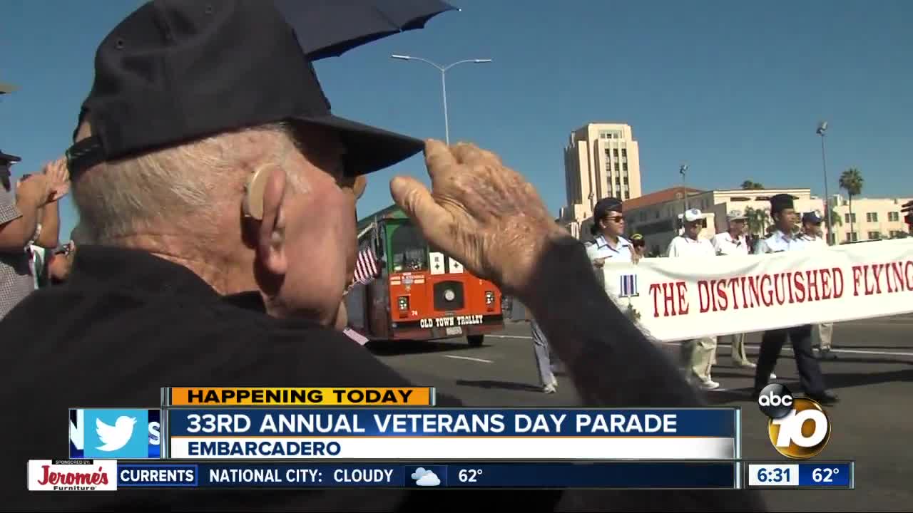 Veterans being honored in annual Veterans Day Parade