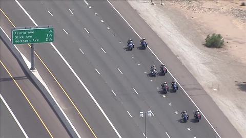 Procession held for fallen DPS Trooper Tyler Edenhofer