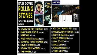 Bass covers ROLLING STONES (New) _ Chords, Lyrics, MORE