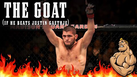 If Khabib Beats Gaethje...He's the G.O.A.T. (Jesse ON FIRE Opinion Piece)