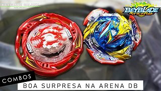 UMA GRATA SURPRESA COM COMBOS COMPETITIVOS NA ARENA DB! - Beyblade Burst ベイブレードバースト