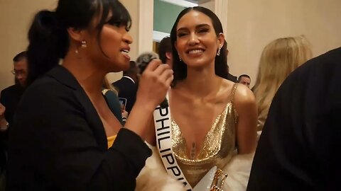 Interview with Celeste Cortesi,Miss Universe Philippines at Gallier Hall,January 9,2023