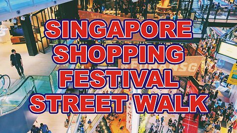 singapore shopping walking street beautiful