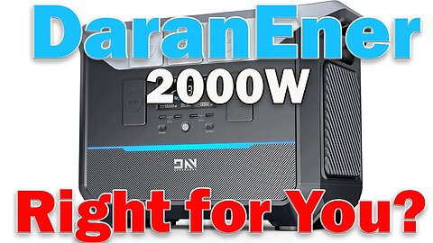 DaranEner NEO 2000W Portable Power Station - Looking for a Portable Power Station That Delivers?