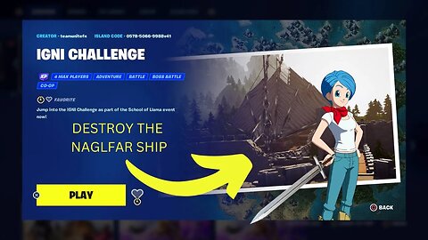 IGNI Challenge - School of Llama - Fortnite