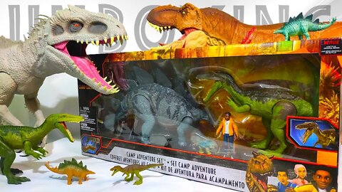 CARCHARODONTOSAURUS UNBOXING! - Jurassic World Camp Cretaceous - Mattel Review and Unboxing