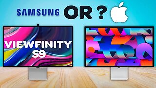 ViewFinity S9 Samsung Monitor review - Why its better than Apple Studio Display!