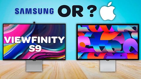 ViewFinity S9 Samsung Monitor review - Why its better than Apple Studio Display!