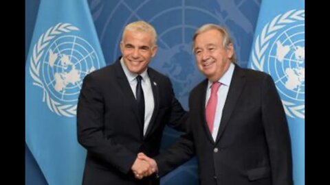 Prophecy Alert: "Lapid to back a two-state solution in UN speech" Today