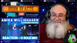 Amira Willighagen & Patrizio Buanne Reaction - O Sole Mio - First Time Hearing - Requested