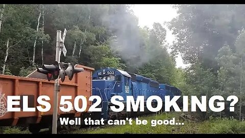 That Locomotive Is Really Smoking Across This Rural Crossing! #trains #trainvideo | Jason Asselin