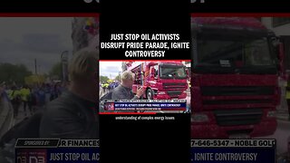 Just Stop Oil Activists Disrupt Pride Parade, Ignite Controversy