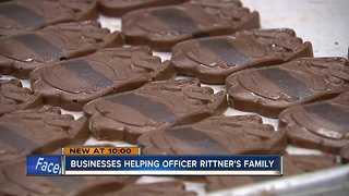 Businesses offer support to Officer Rittner's family