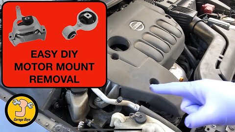 How To Remove Motor Mounts On Nissan Altima