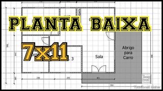 planta baixa 7x11