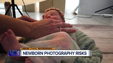 Experts warn about trying to do complicated newborn photography on your own