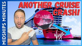 ANOTHER CRUISE CRASH Scarlet Lady MISHAP in Miami #cruisenews