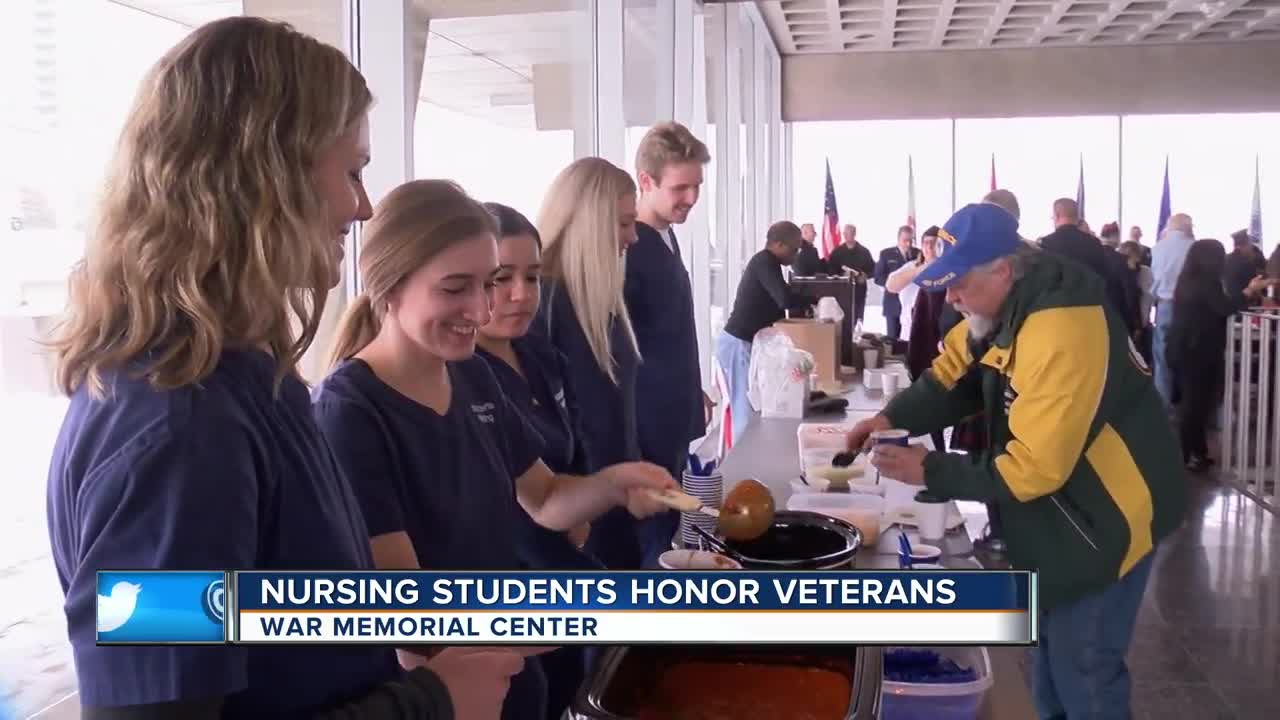 Marquette University nursing students honor military veterans through service
