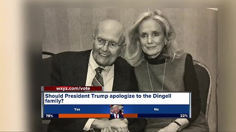 'It made me sad.' Rep. Debbie Dingell responds to Trump's comments about late husband