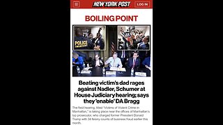 GOP NYC Crime Victims Hearing -DVS 7.0 Heckles Schiff / Interview Live Tonight -Feds Arrest CCP