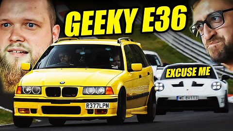 DATA OVERKILL! 🤯 IT Guy Built BMW E36 Touring! // Nürburgring