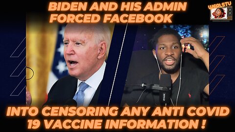 Biden DEMANDED Facebook to DELTE and CENSOR any ANTI COVID-19 posts