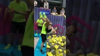 Best Funny videos 2022 😂 Trampoline Jumping #152 #shorts #poseitv