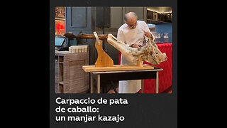 Kazajistán: el lujoso ‘carpaccio’ de carne de caballo