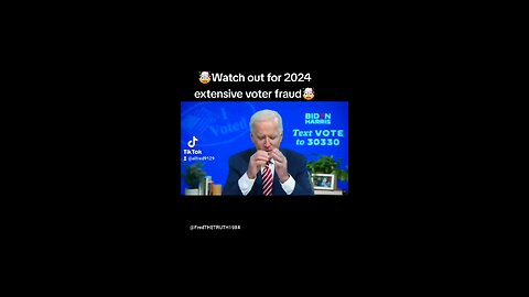 JOE BIDEN SAYING VOTER FRUD IN 2020🚨HIT THE SUBSCRIBE AND LIKE BUTTON🤝