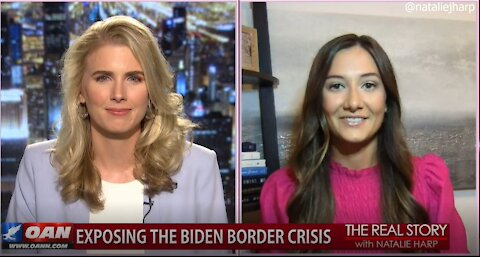 The Real Story - OANN Exposing Border Crisis with Chrissy Clark