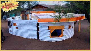 Decking/Sheeting for Patio Roof Construction | Shae's Earthbag Bedroom | Weekly Peek Ep107