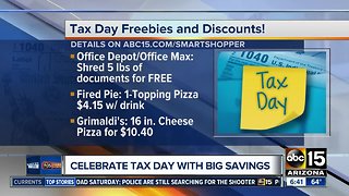 Celebrate Tax Day with big savings!