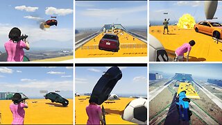 Grand Theft Auto 5 I GTA 5 Online Gameplay RPG VS Schafter & Planes FunnyMoment😁😀🤣😆😆