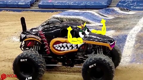 Crazy Monster Truck Freestyle Moments | Monster Jam highlights 2020 | Woa Doodles Funny Videos