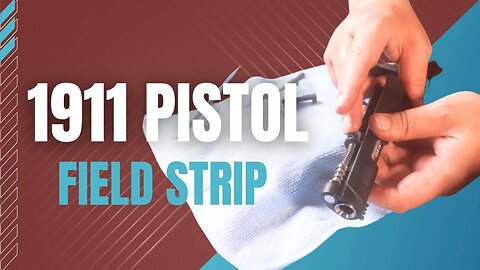 How to Field Strip a 1911 Pistol (Dual Spring Recoil Systems)