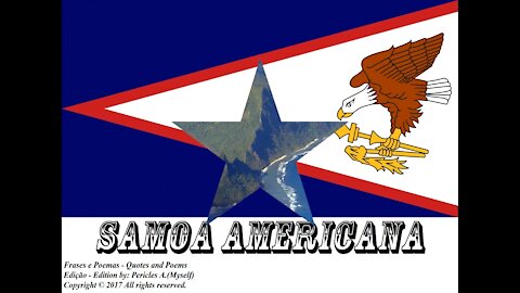 Bandeiras e fotos dos países do mundo: Samoa Americana [Frases e Poemas]