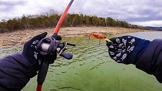 Tricking COLD Water Winter Bass to Eat!