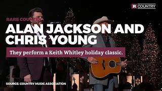 Alan Jackson and Chris Young perform a holiday classic | Rare Country