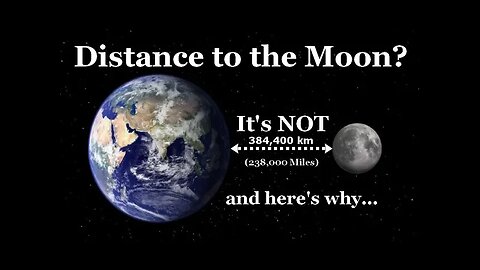 Distance to the Moon? It's NOT 238,000 Miles