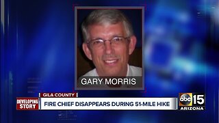 Arizona fire chief disappears during 51-mile hike