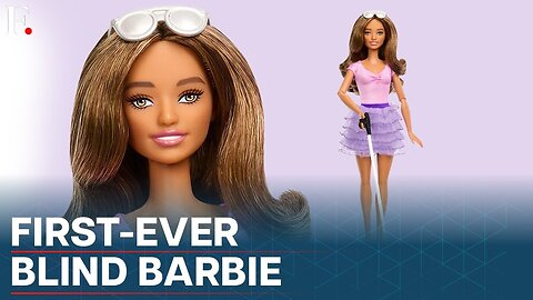 Mattel Launches Blind Barbie With Cane & Braille Packaging| CN ✅