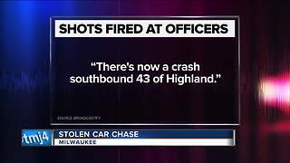 Greenfield police officers shot at during chase