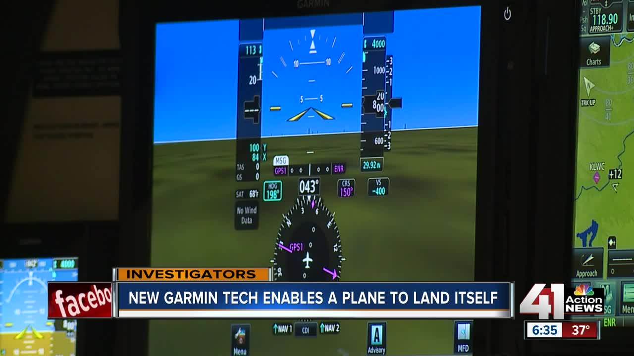 New Garmin tech enables a plane to land itself