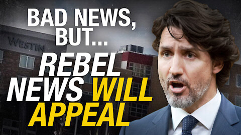 BAD NEWS: Judge rules Trudeau's airport COVID jails are legal — but we're fighting back!